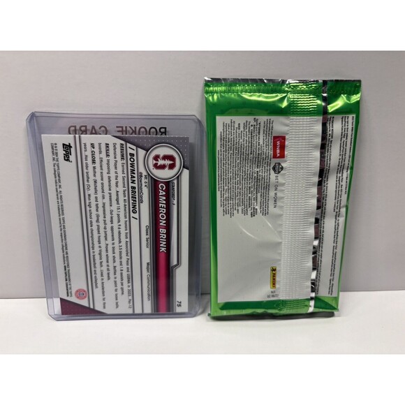 Cameron Brink Rookie Card Bowman Chrome & WNBA Pack LA Sparks Stanford - Picture 5 of 5